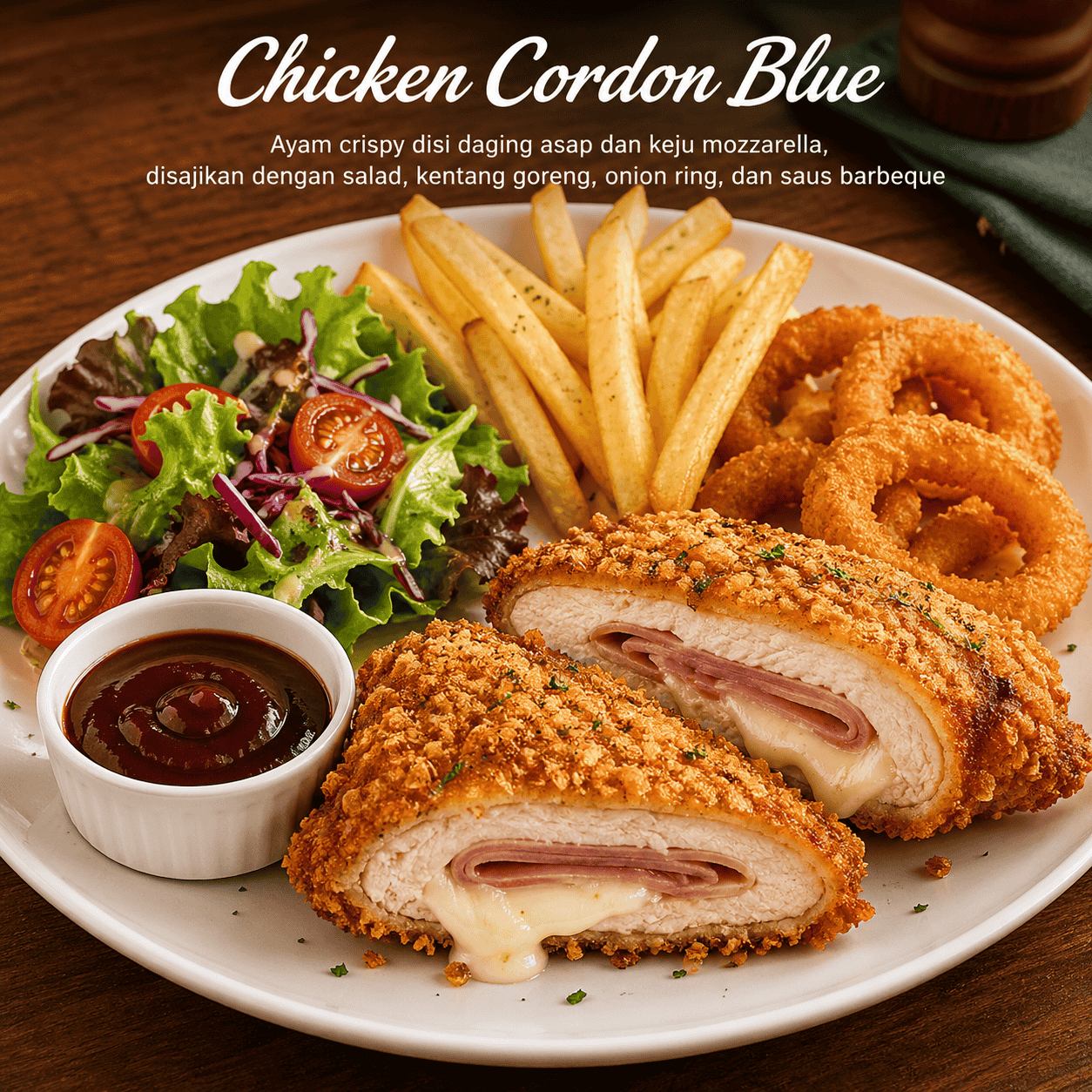 Chicken Cordon Blue Kopi-Q